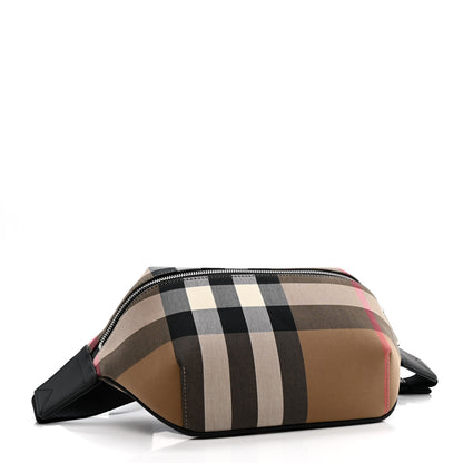 Burberry IP Check Sonny Bum Bag Taupe Brown 4 of 10