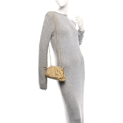 Bottega Veneta Butter Calfskin The Mini Pouch Almond 2 of 12