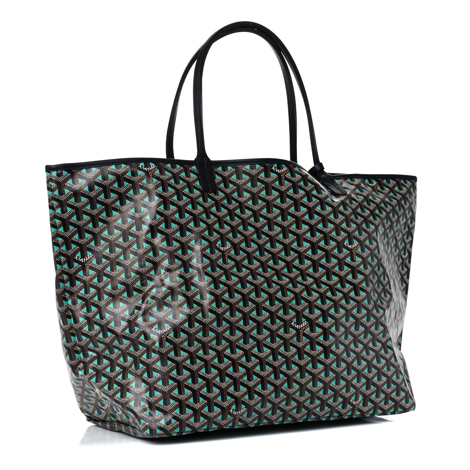 Goyard Goyardine Saint Louis Claire Voie GM Black Opaline 3 of 8