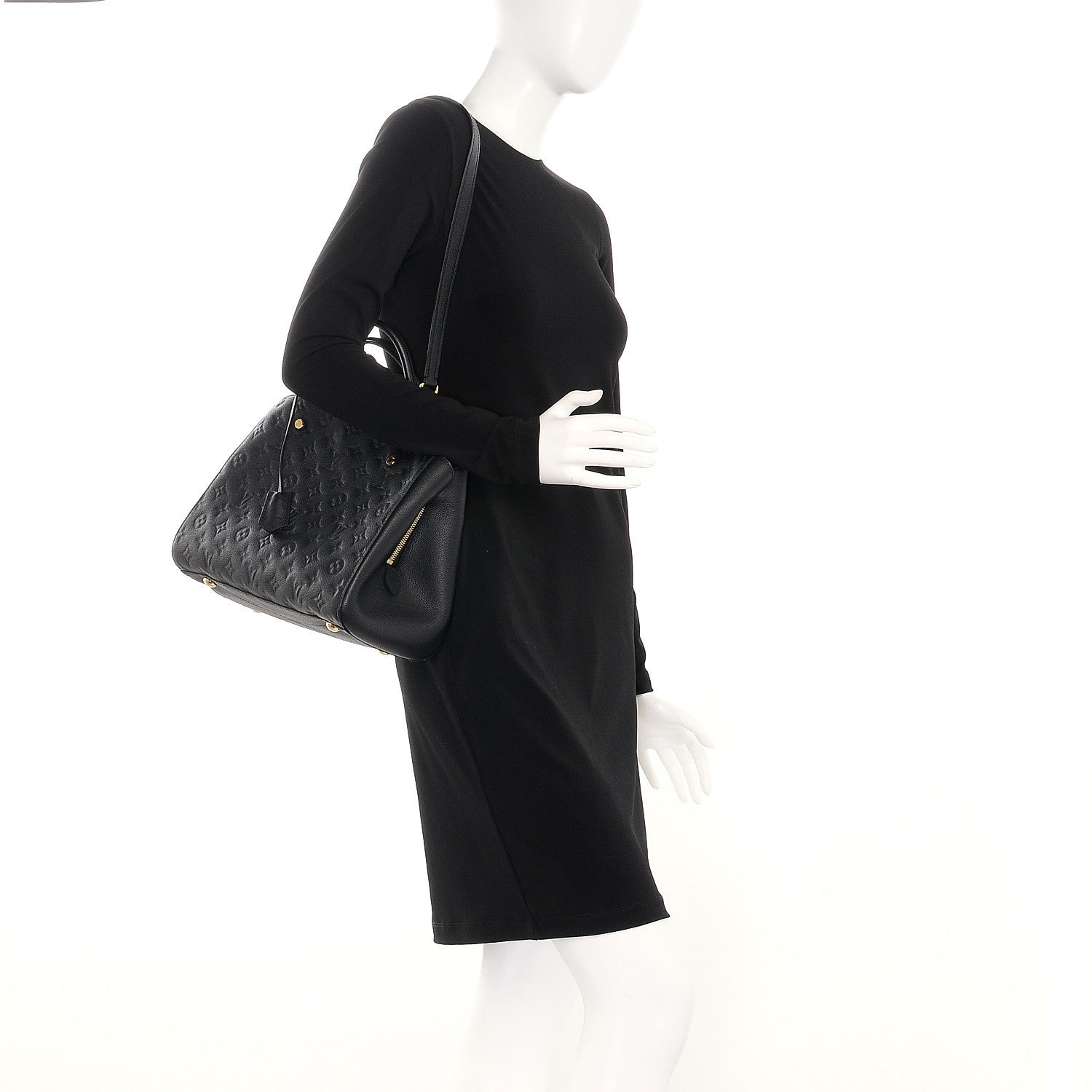 Louis Vuitton Empreinte Montaigne MM Black 2 of 10