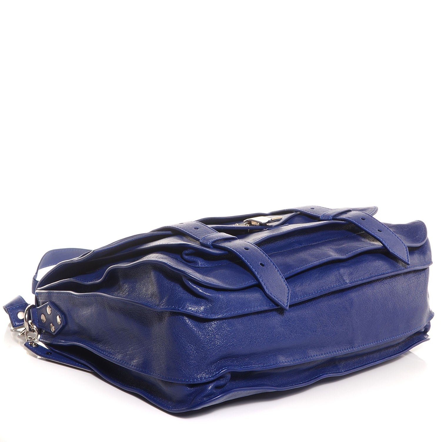 Proenza Schouler Lambskin PS1 Large Satchel Cobalt 8 of 13