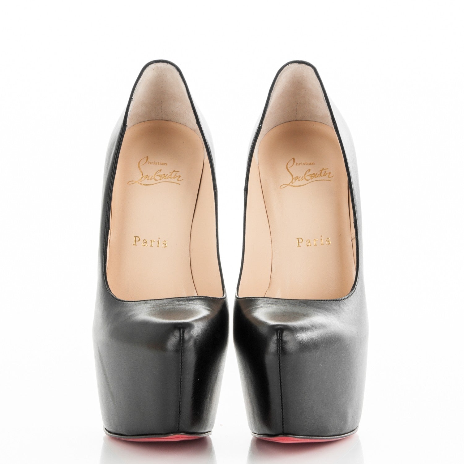 Christian Louboutin Kid Daffodile 160 Pumps 37.5 Black 2 of 7