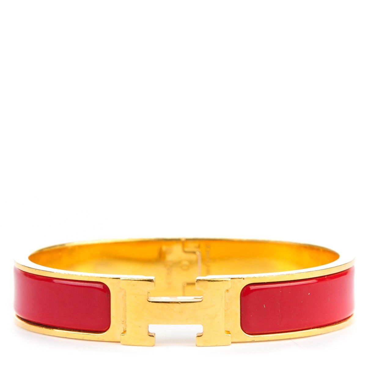 Enamel Clic Clac H Narrow Bracelet PM