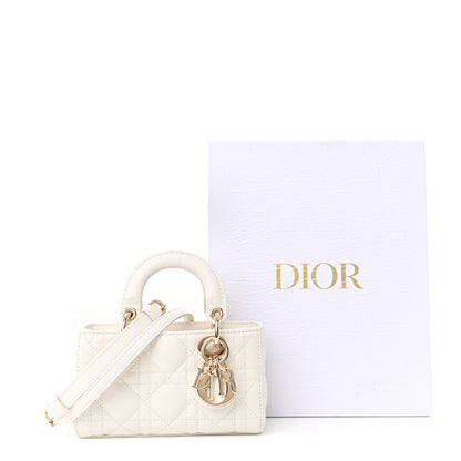 Christian Dior Lambskin Cannage Micro Lady D-Joy Latte 11 of 11
