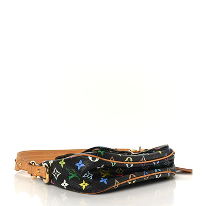 Louis Vuitton Monogram Multicolor Lodge PM Black 4 of 8