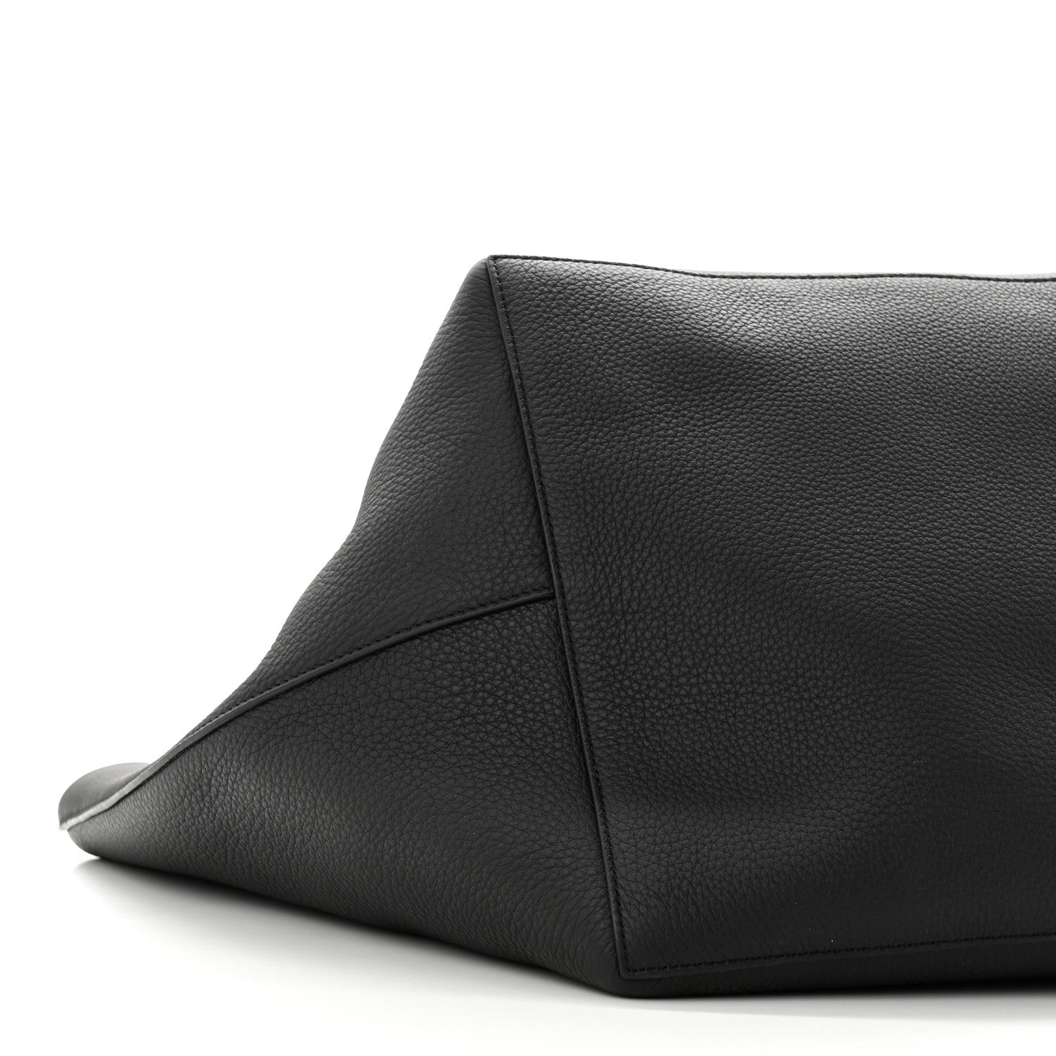 The Row Grained Calfskin Park Tote Three Black 9 of 10