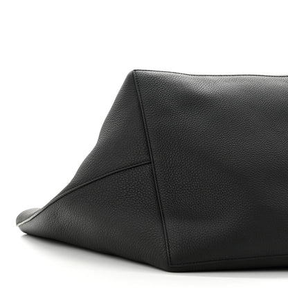 The Row Grained Calfskin Park Tote Three Black 9 of 10