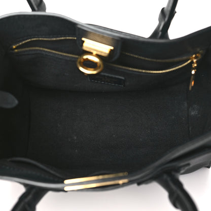 Louis Vuitton Calfskin Monogram On My Side PM Black 5 of 10