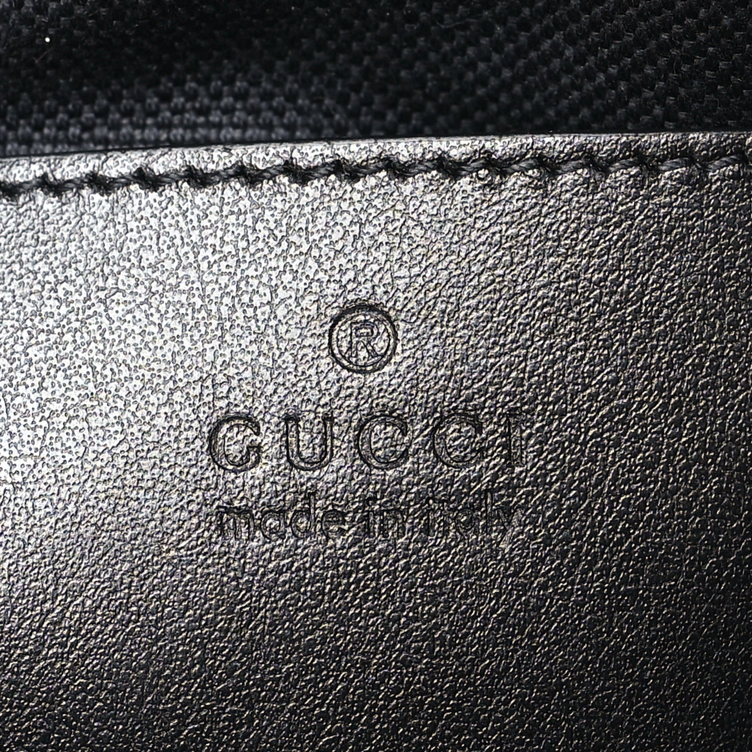 Gucci Calfskin Matelasse Monochrome Mini GG Marmont Chain Shoulder Bag Black 6 of 8