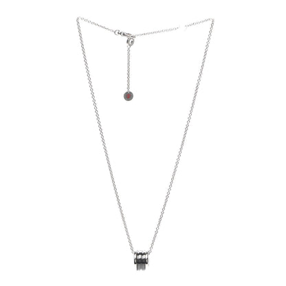 Bulgari Sterling Silver Ceramic Save The Children Pendant Necklace 3 of 7