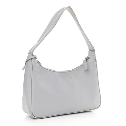 Prada Tessuto Nylon Mini Re-Edition 2000 Bag Fiordaliso 3 of 11