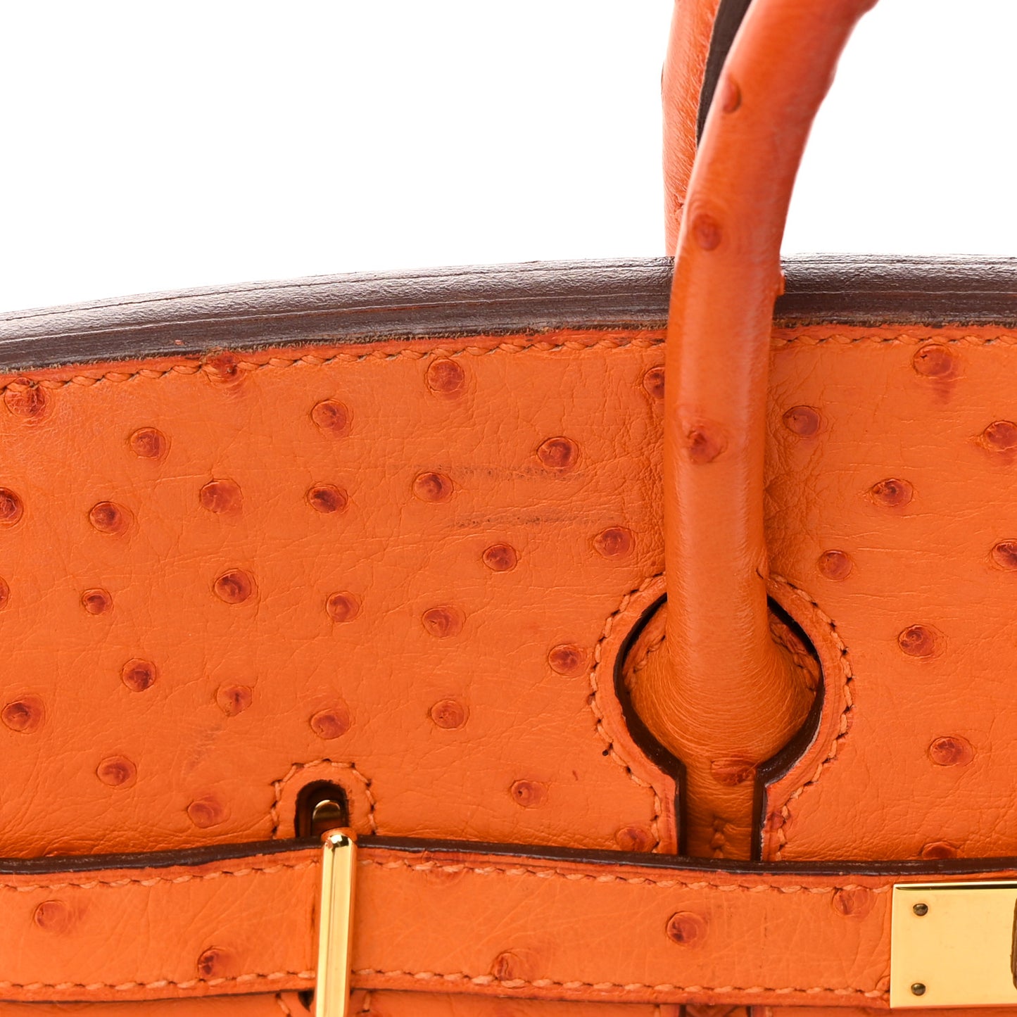 Ostrich HAC Birkin 32 Orange