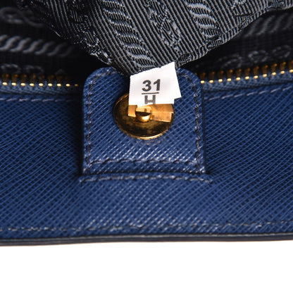Prada Saffiano Lux Medium Tote Bluette 9 of 15
