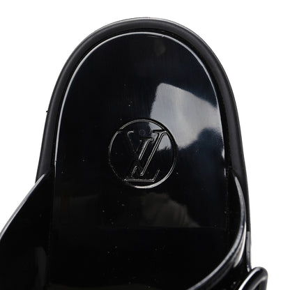 Louis Vuitton Monogram Sunbath Flat Mule Sandals 40 Black 6 of 7