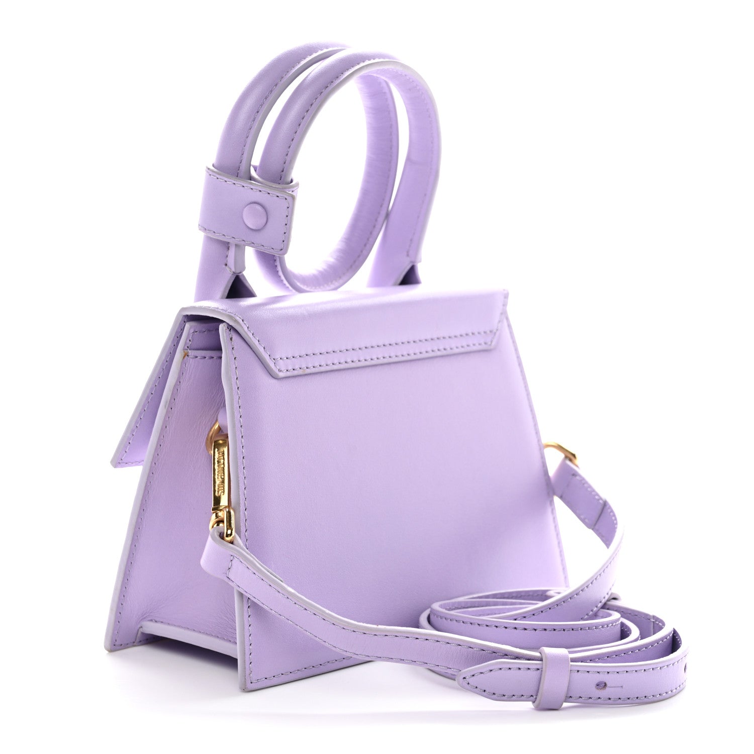 Jacquemus Smooth Calfskin Le Chiquito Noeud Lilac 3 of 13