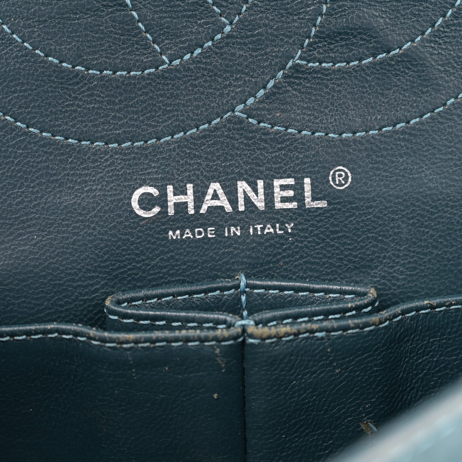 Chanel Patent Quilted 2.55 Reissue 226 Flap Green 6 of 14