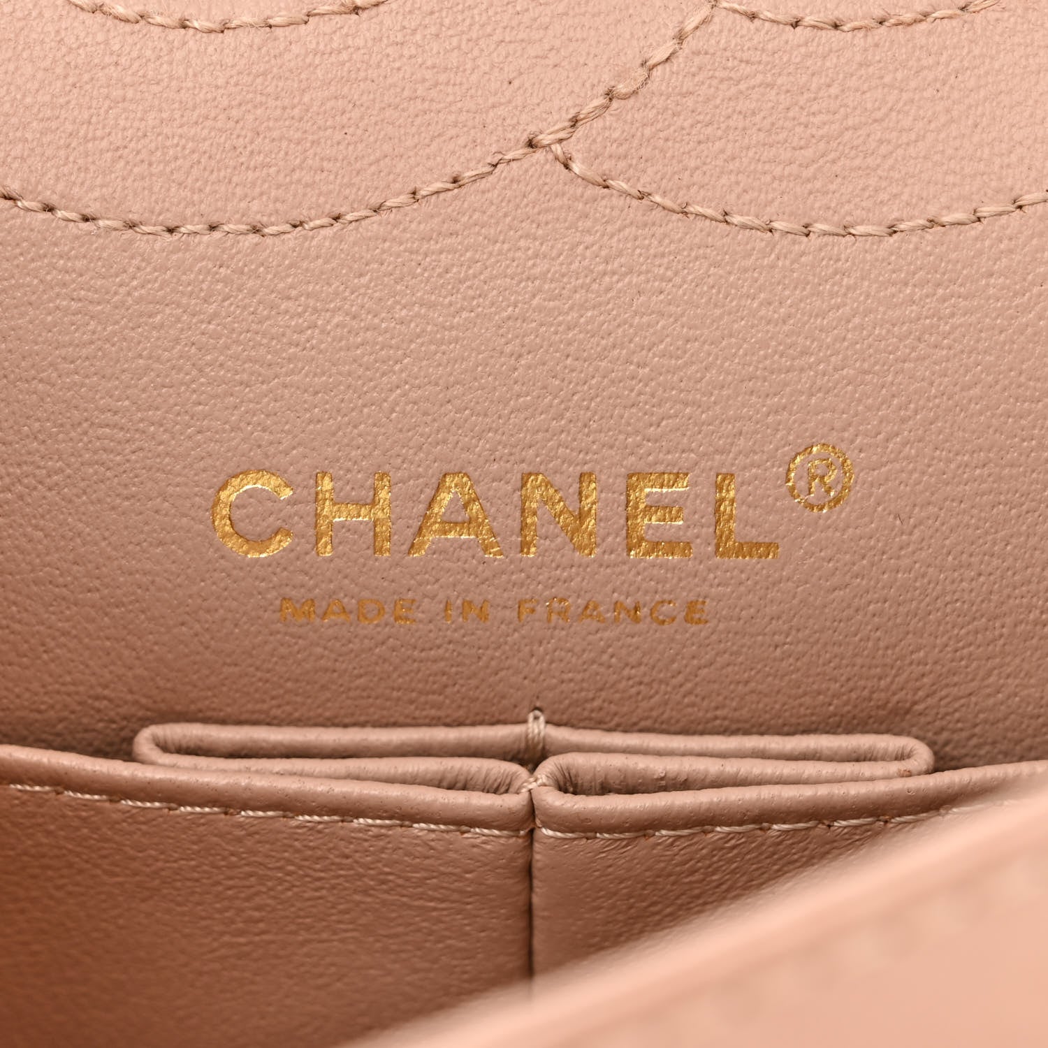 Chanel Patent Distressed Calfskin Quilted 2.55 Reissue 225 Flap Beige 6 of 13