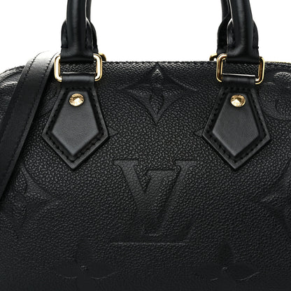 Louis Vuitton Empreinte Monogram Giant Speedy Bandouliere 20 Black 8 of 11