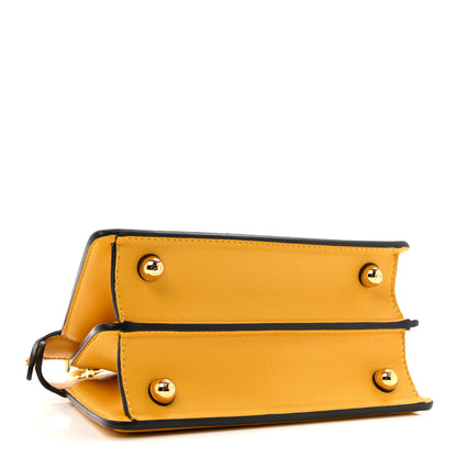 Fendi Shiny Nappa Petite Peekaboo I SEE U Satchel Mimosa 4 of 12