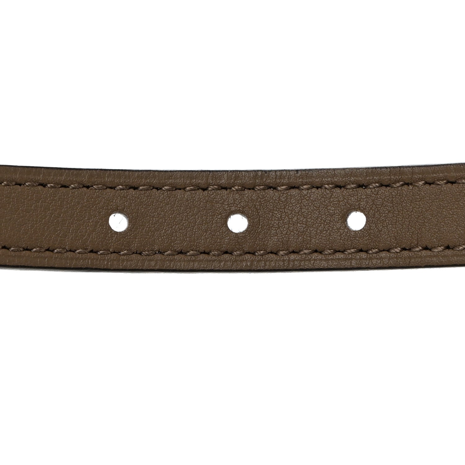 Hermes Epsom Swift 13mm Belt Strap 80 32 White Etoupe 6 of 8