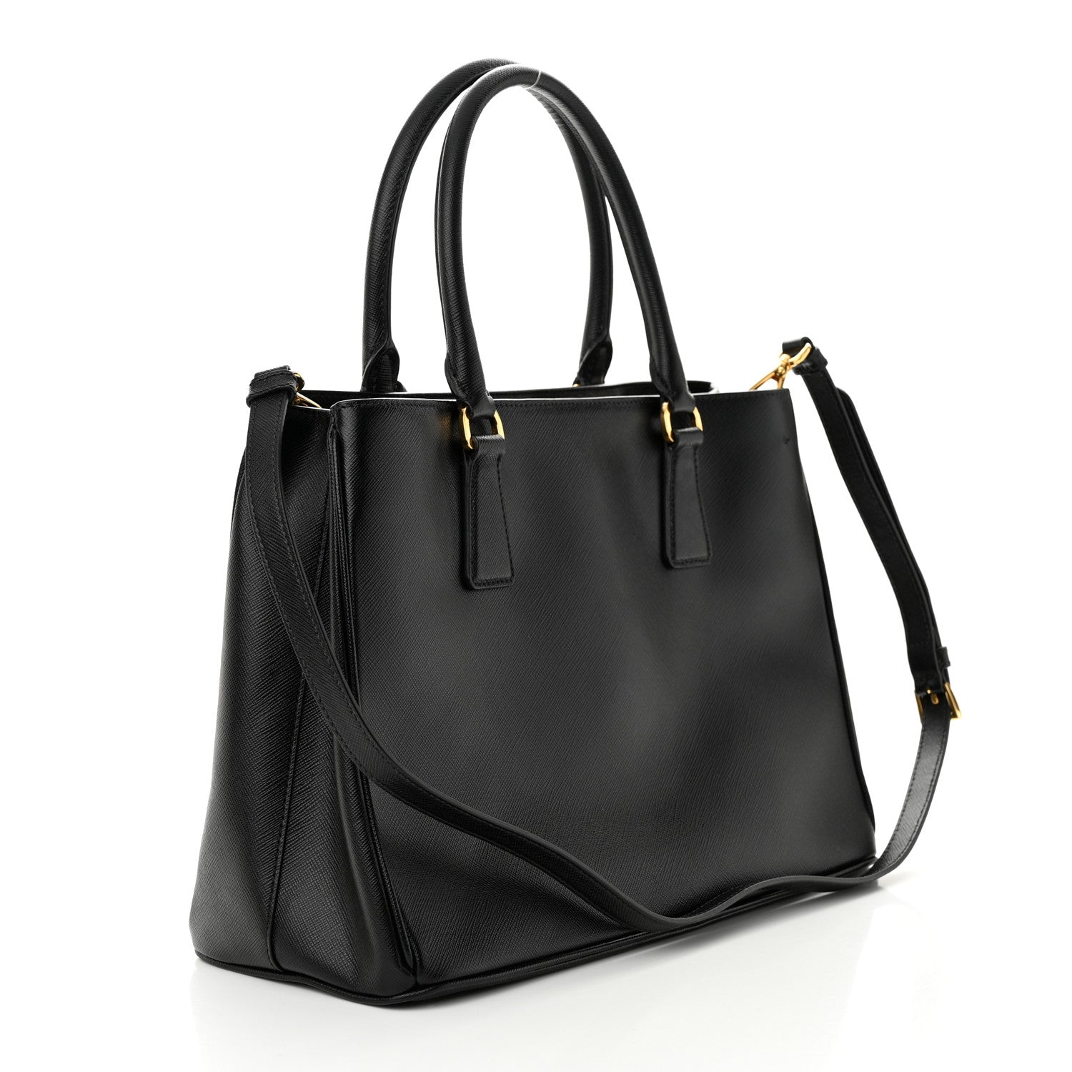 Prada Saffiano Lux Medium Tote Black 3 of 11