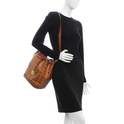 MCM Visetos Drawstring Bag Cognac 2 of 26