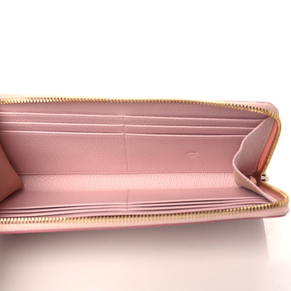 MCM Visetos Large Zip Around Wallet Pink 5 of 7