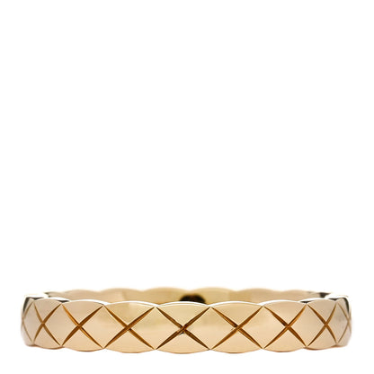 Chanel 18K Yellow Gold Mini Coco Crush Ring 57 8 3 of 5