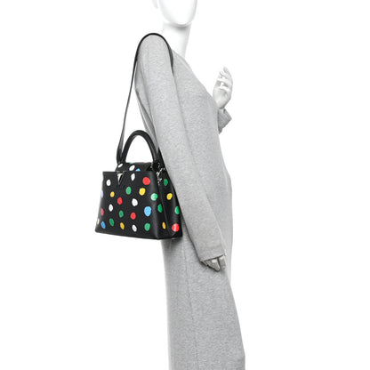 Louis Vuitton LV X YK Taurillon Capucines MM Black 2 of 9