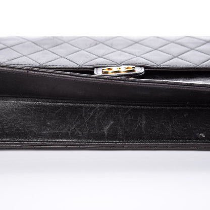 Chanel Lambskin Quilted Medium Single Flap Black 12 of 21