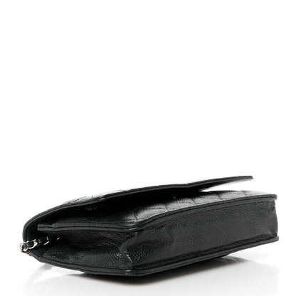 Chanel Caviar Quilted Wallet on Chain WOC Black 3 of 10