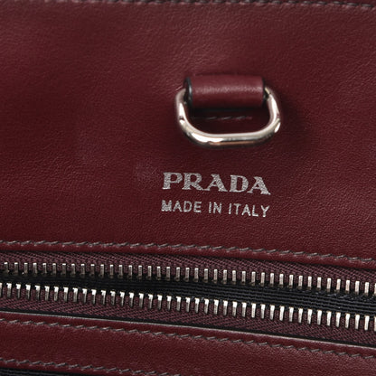 Prada City Calf Tote Granato 7 of 11