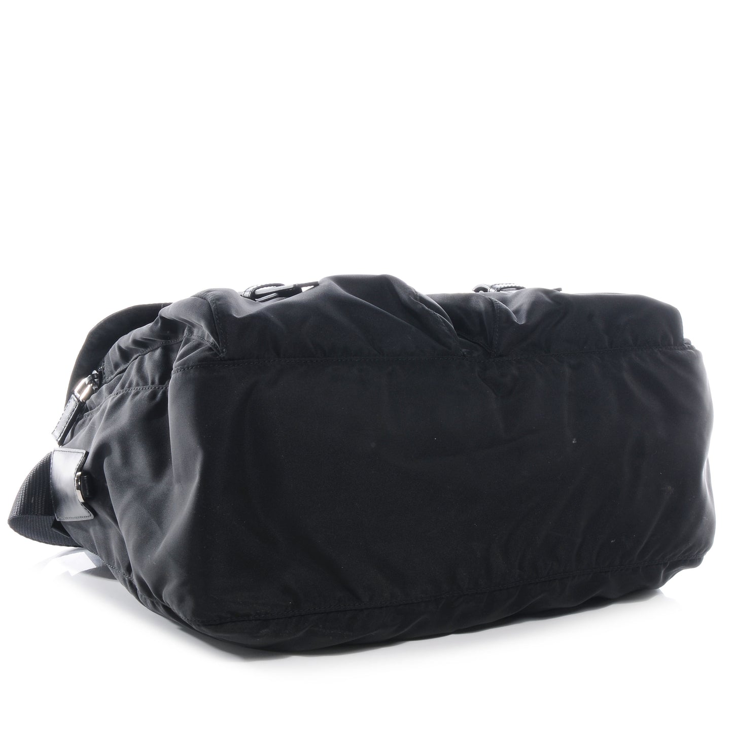 Nylon Vela Messenger Bag Black
