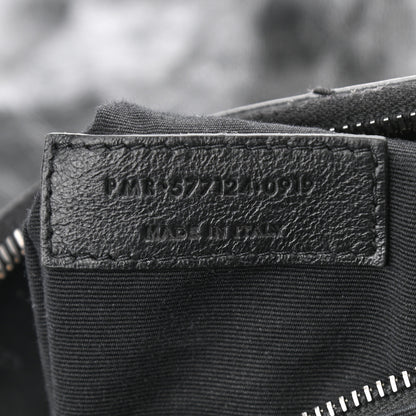 Saint Laurent Crinkled Calfskin Matelasse Monogram Niki Body Bag Black 7 of 10
