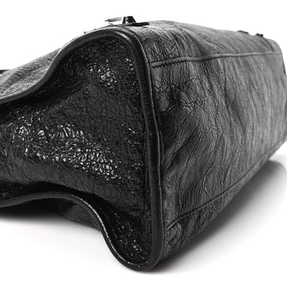 Balenciaga Agneau Classic Silver Hardware City Black 10 of 12