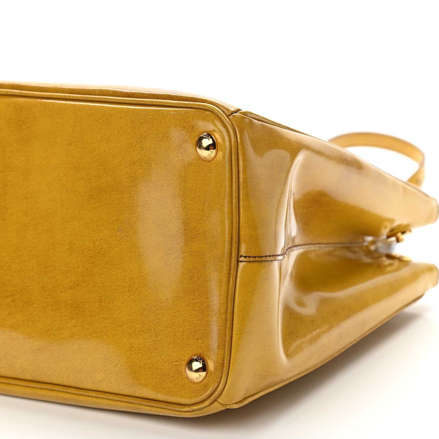 Prada Spazzolato Medium Double Zip Tote Sole Fume 9 of 9