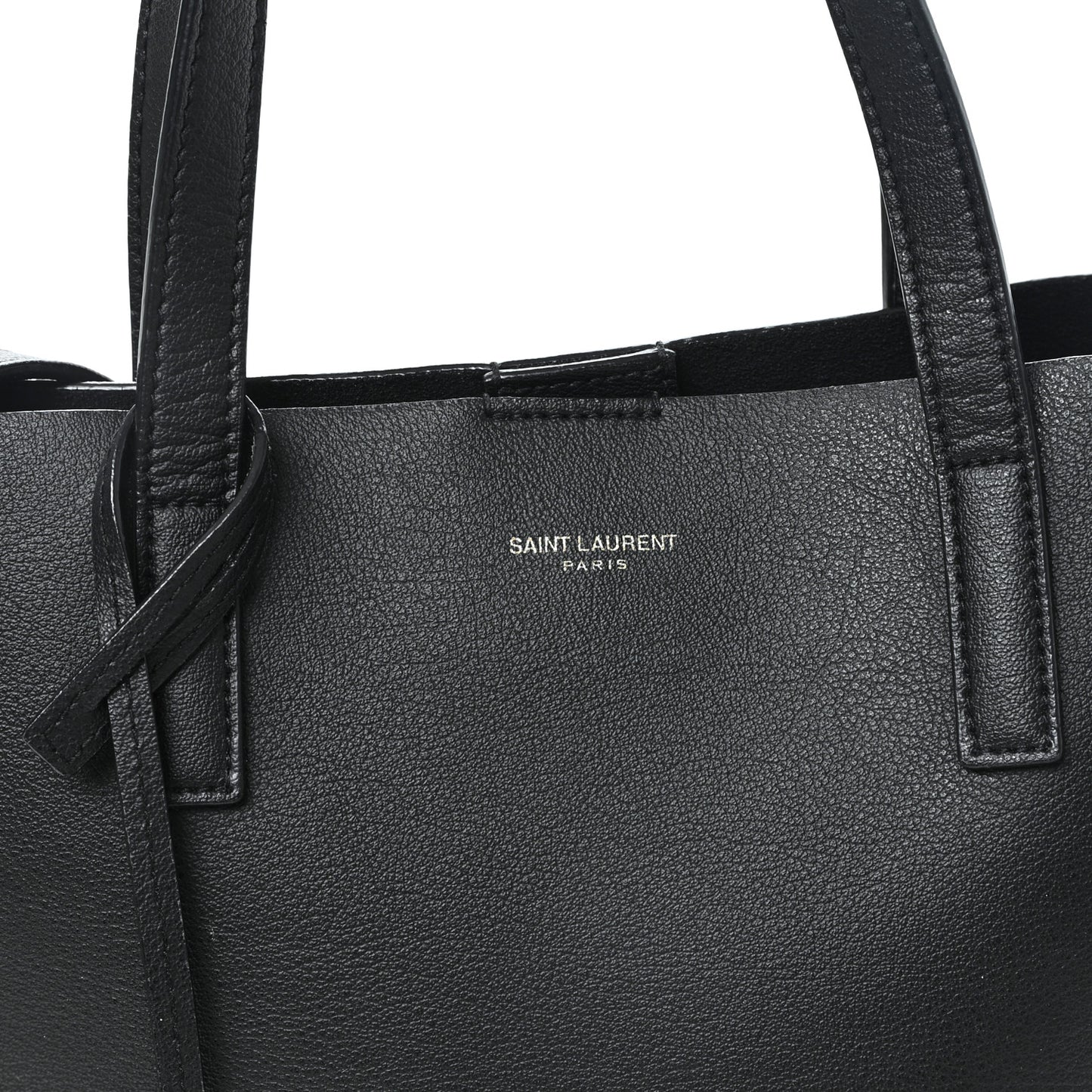 Calfskin Toy Shopping Tote Black