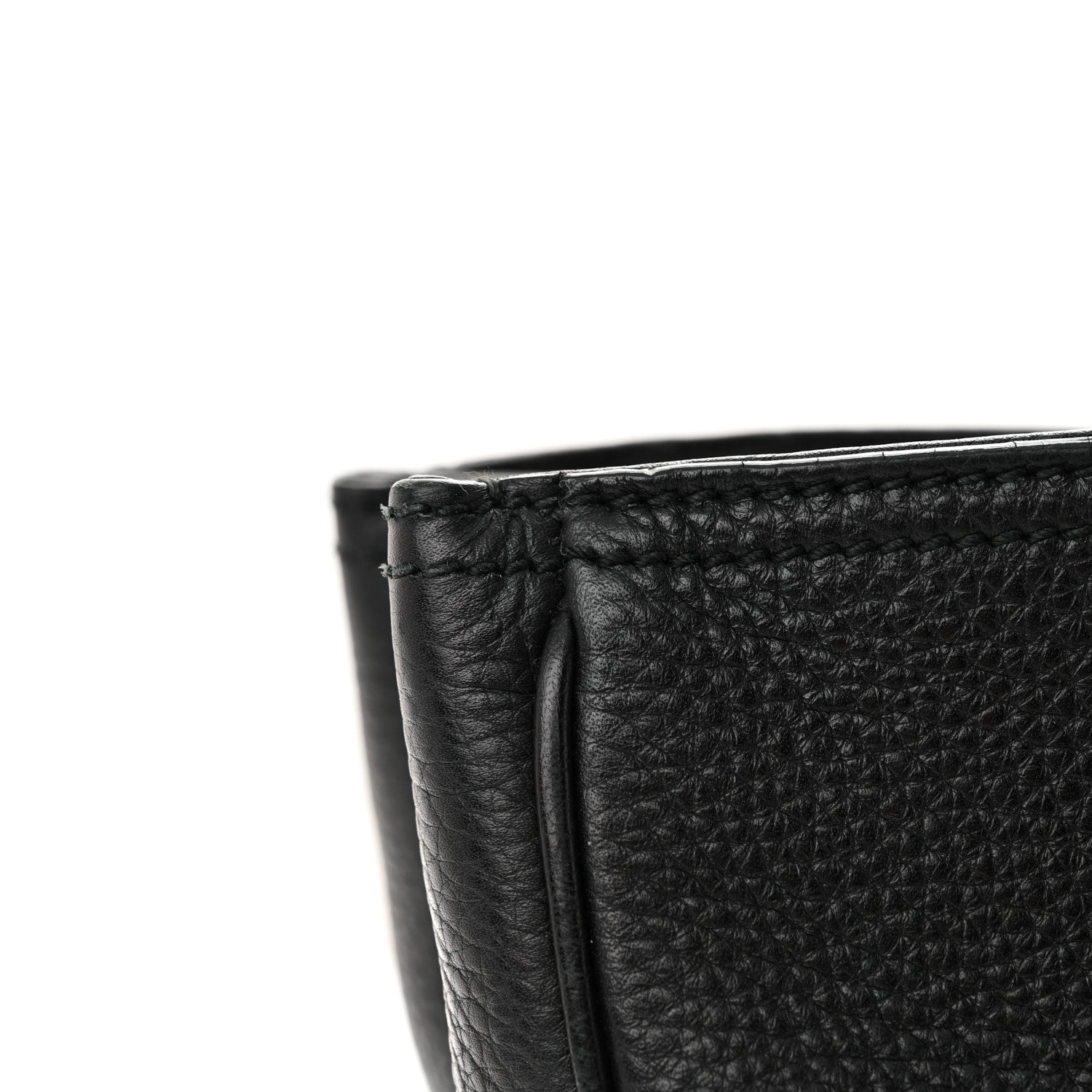 Gucci Pebbled Calfskin Medium Bamboo Shopper Tote Black 16 of 16