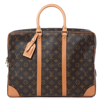 Louis Vuitton Monogram Porte-Documents Voyage Briefcase 1 of 9