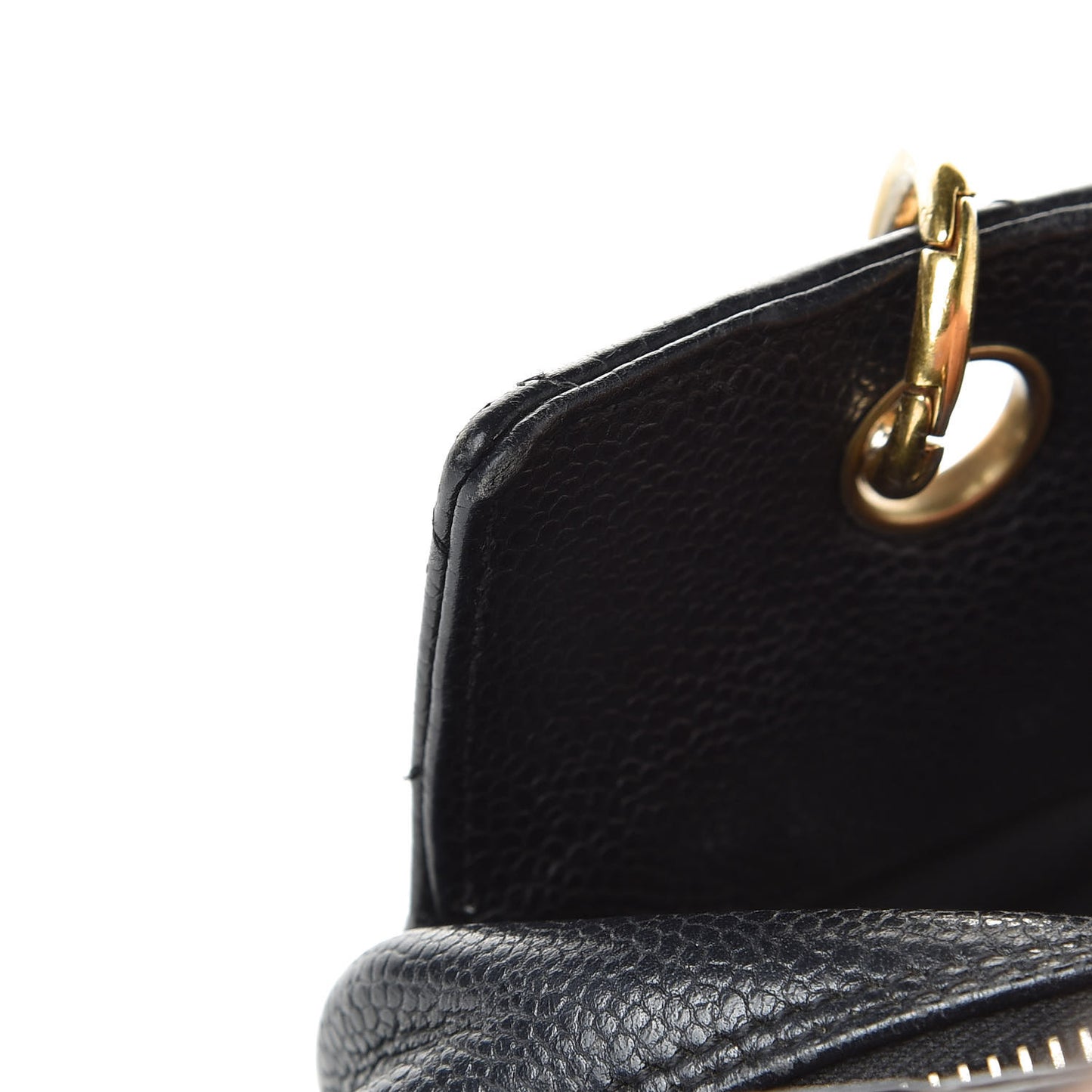 Caviar Quilted Petit Timeless Tote PTT Black