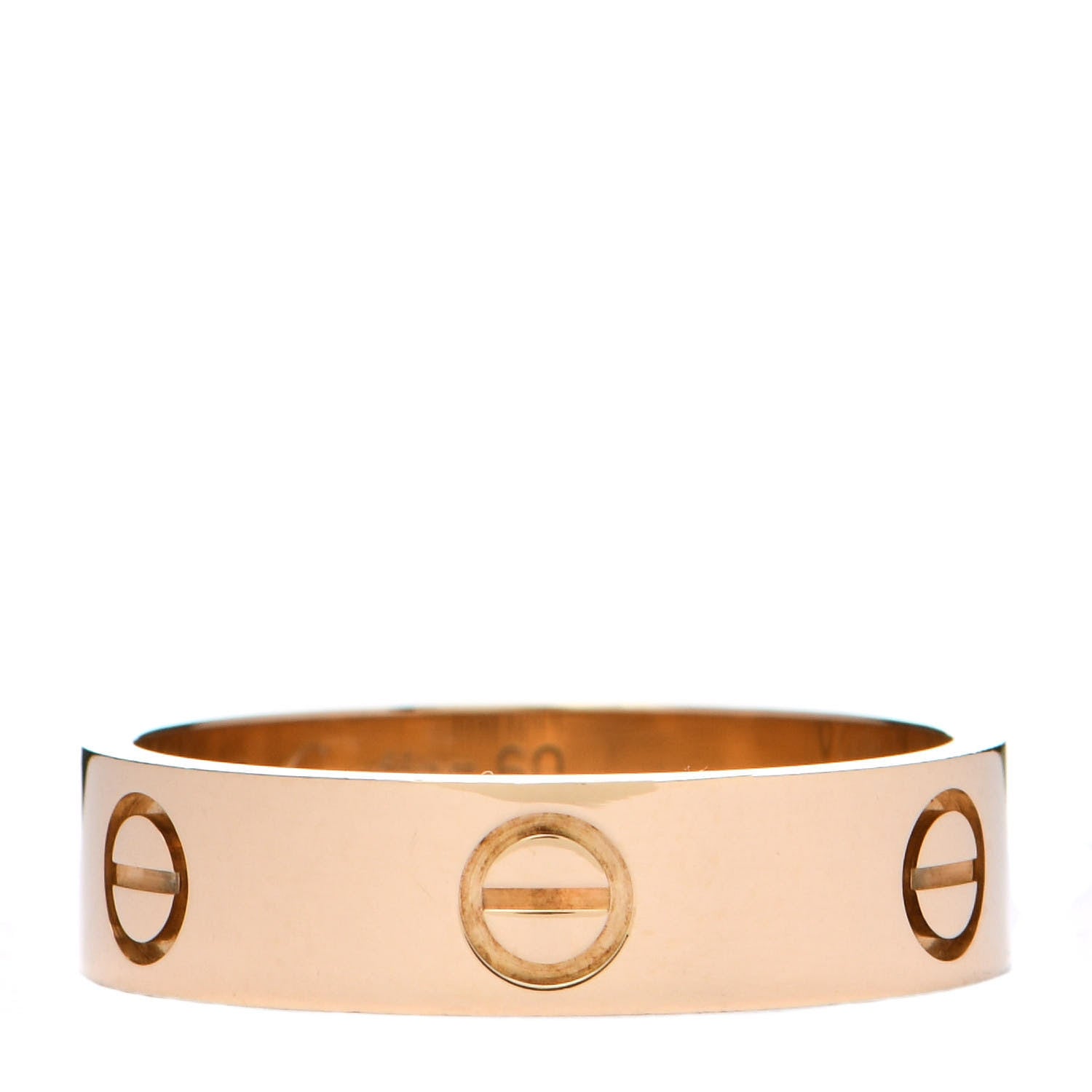 Cartier 18K Yellow Gold 5.5mm LOVE Ring 60 9 1 of 4