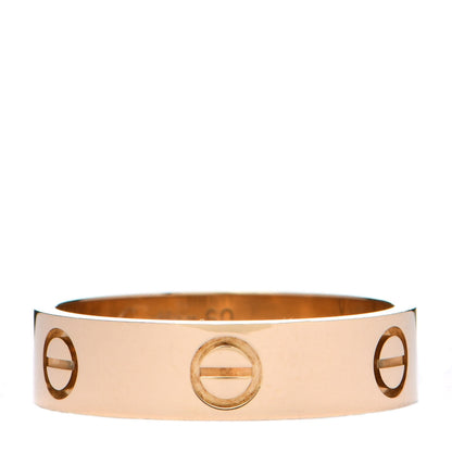 Cartier 18K Yellow Gold 5.5mm LOVE Ring 60 9 1 of 4