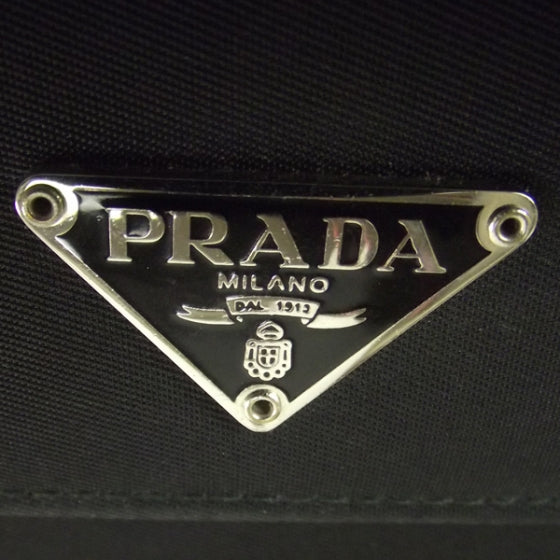 Prada Nylon Bi-Fold Wallet Black 8 of 8