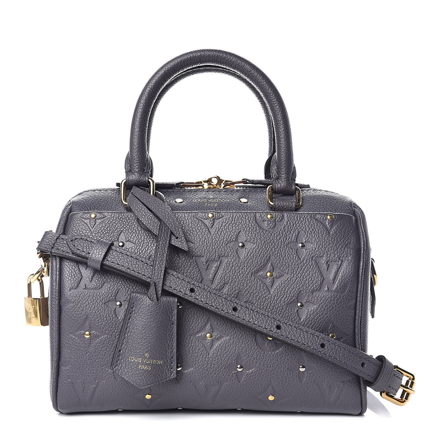Empreinte Studded Speedy Bandouliere 20 Gris Silver
