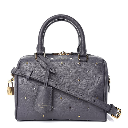 Louis Vuitton Empreinte Studded Speedy Bandouliere 20 Gris Silver 1 of 12