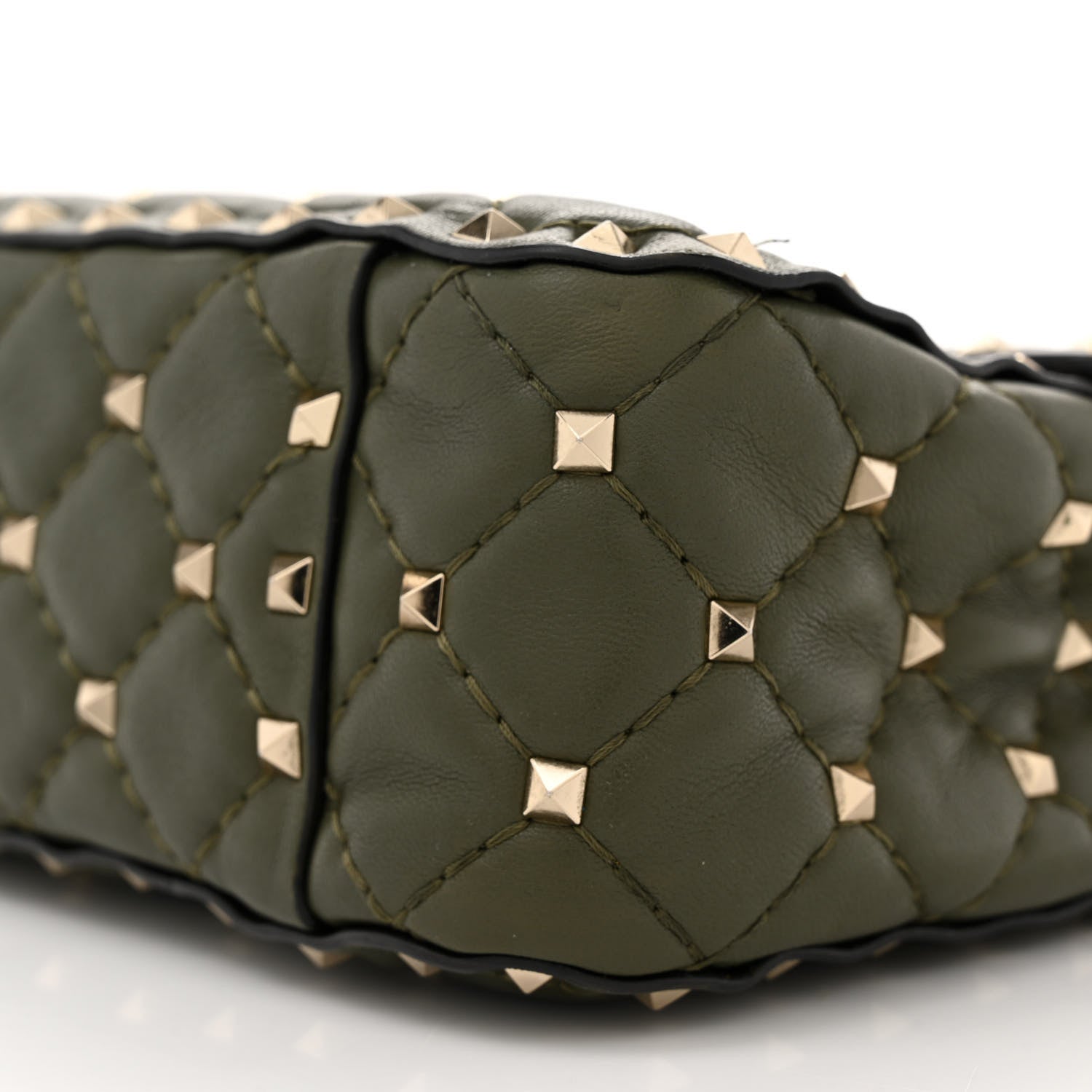 Valentino Garavani Nappa Medium Rockstud Spike Shoulder Bag Oasis 9 of 12