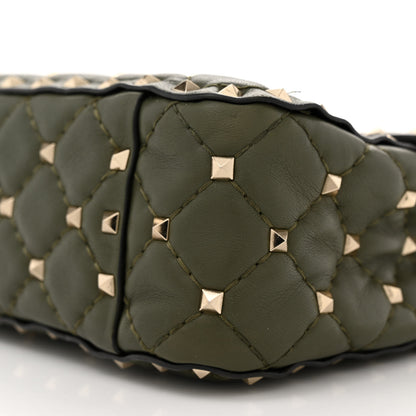 Valentino Garavani Nappa Medium Rockstud Spike Shoulder Bag Oasis 9 of 12