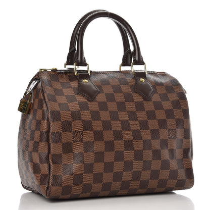 Louis Vuitton Damier Ebene Speedy 25 3 of 9