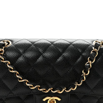Chanel Caviar Quilted Small Double Flap Black 8 of 11