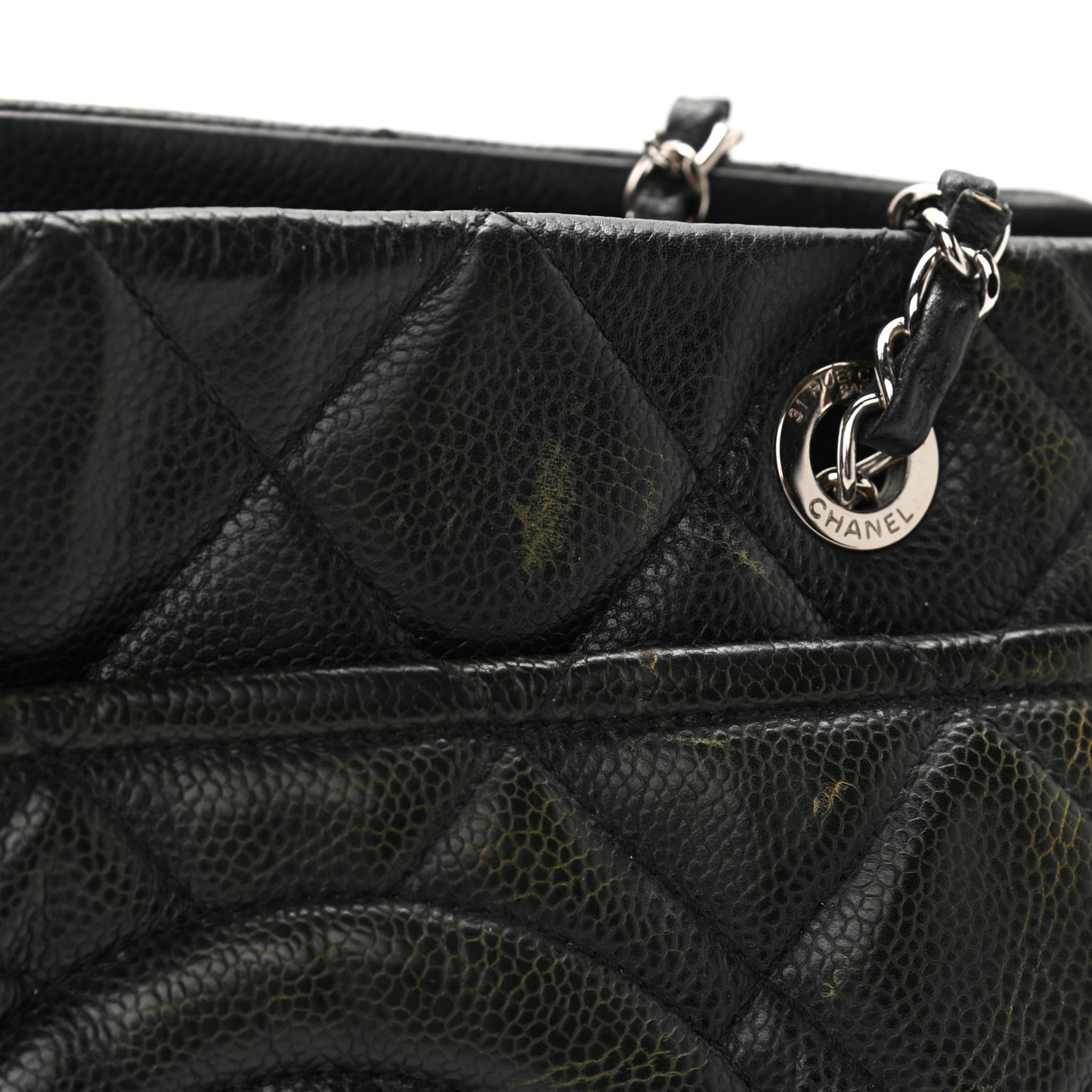 Caviar Quilted CC Timeless Soft Tote Black